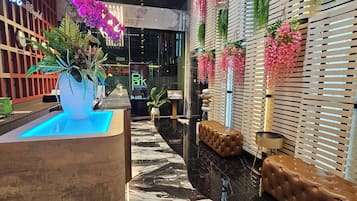 Sitteområde i lobbyen