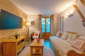 Family Apartment, Multiple Bedrooms (Vallorcine Loriaz 14 ski in / ski out) | View from room - Vallorcine Apartments (Vallorcine)