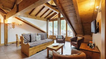 Appartement Familial, 2 chambres, 2 salles de bains (Vallorcine Loriaz 43 ski in / ski out) | Vue de la chambre