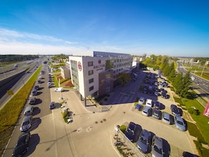 Blick von der Unterkunft