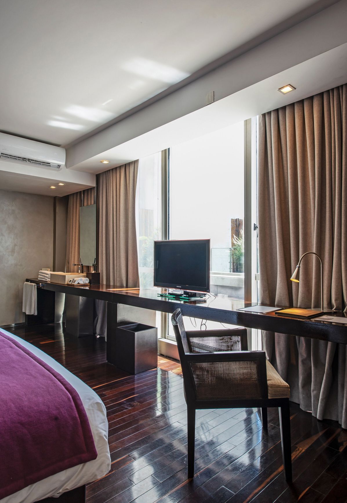 Down duvets, minibar, in-room safe, desk