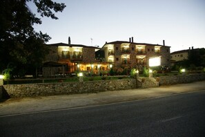 Front of property – evening/night