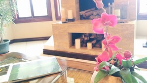 Fireplace - Casa Isabella (Escazu)