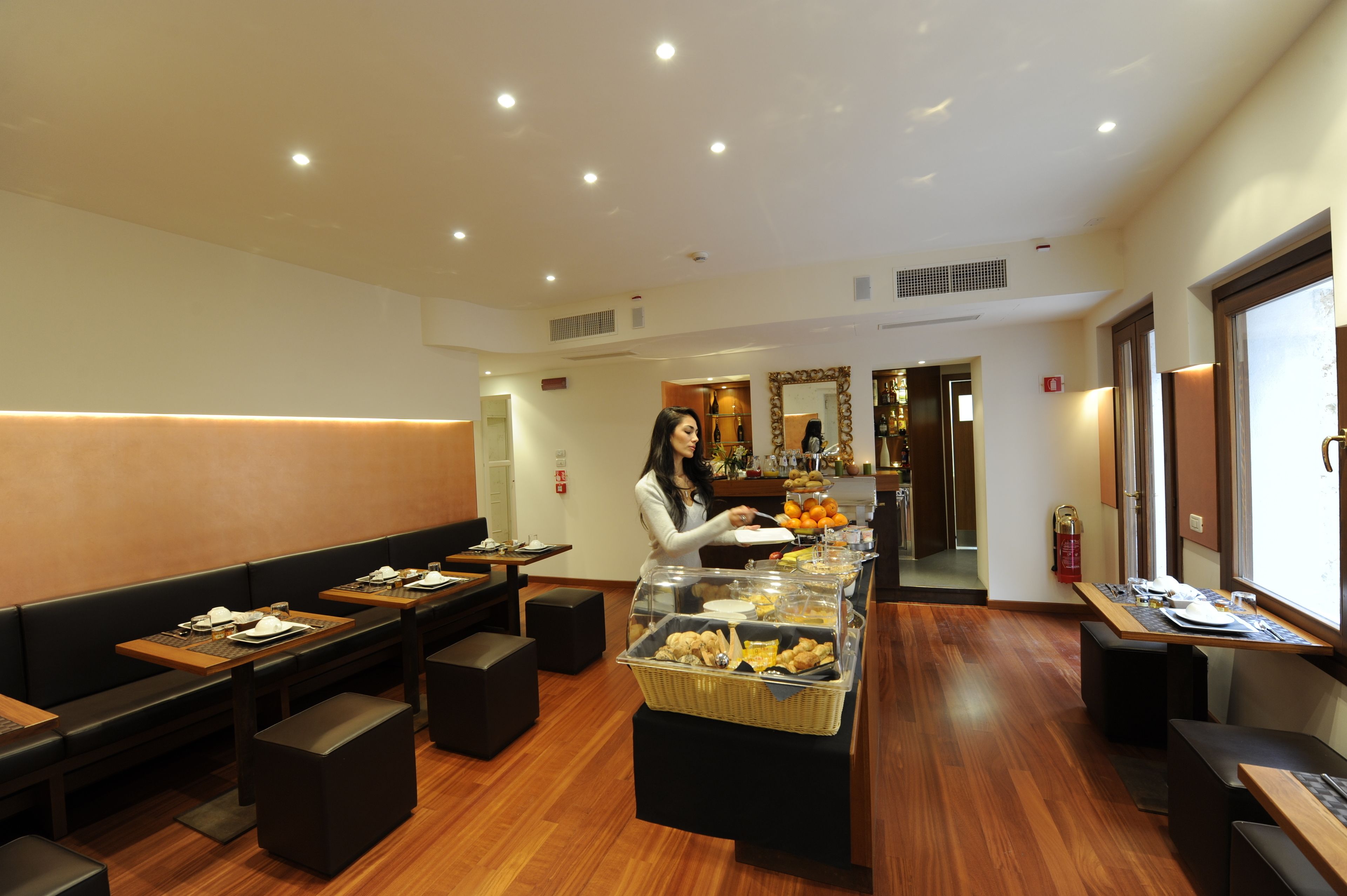 daily buffet breakfast (eur 12 per person)