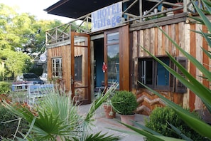 Façade de l’hébergement