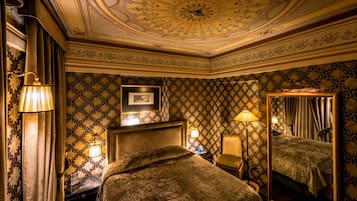 Double Room | Pillowtop beds, free minibar items, in-room safe, individually decorated