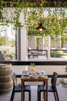 Breakfast, lunch and dinner served