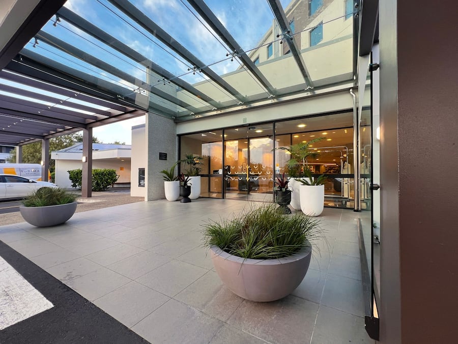 Entrada de la propiedad