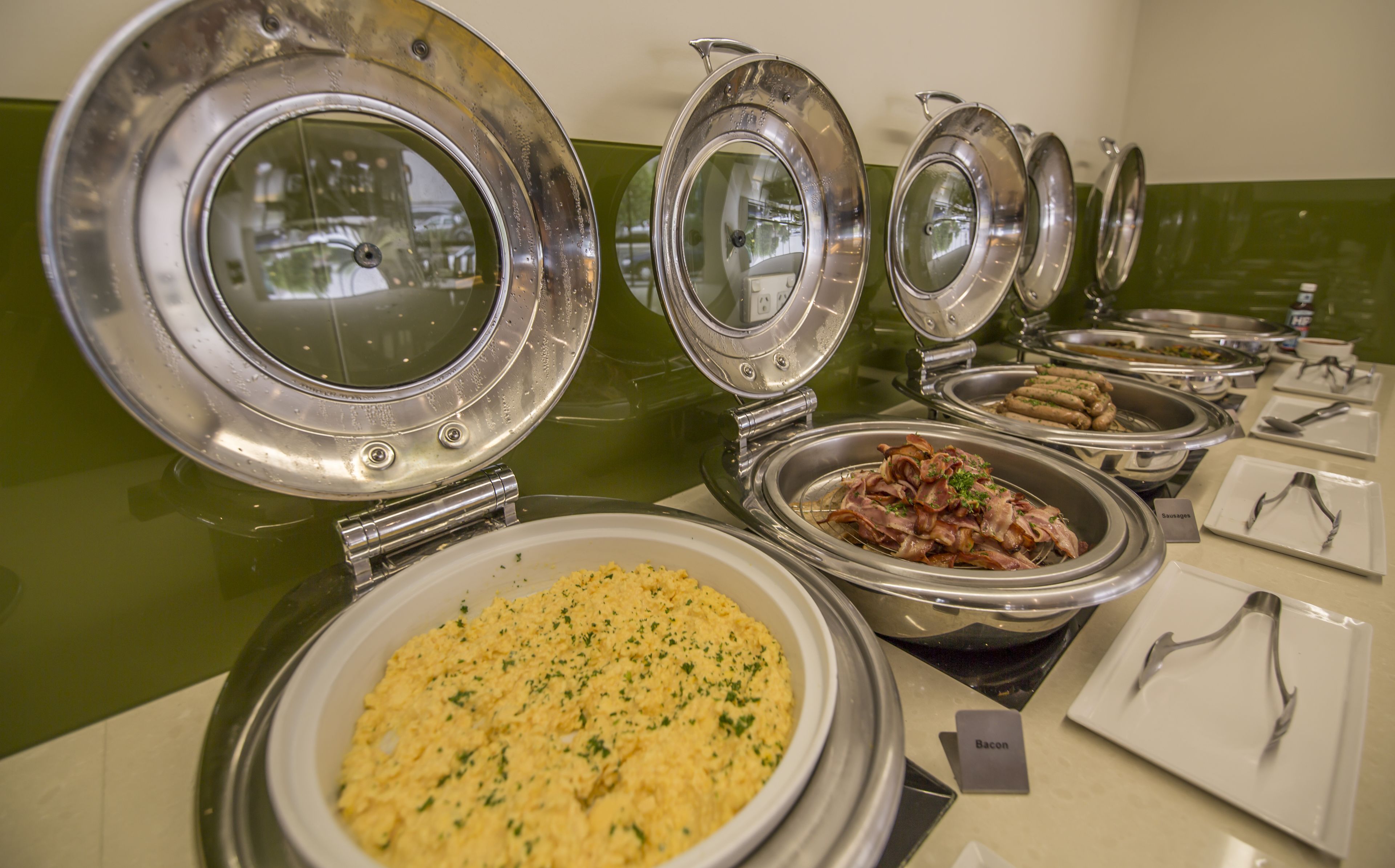 daily buffet breakfast (nzd 38 per person)