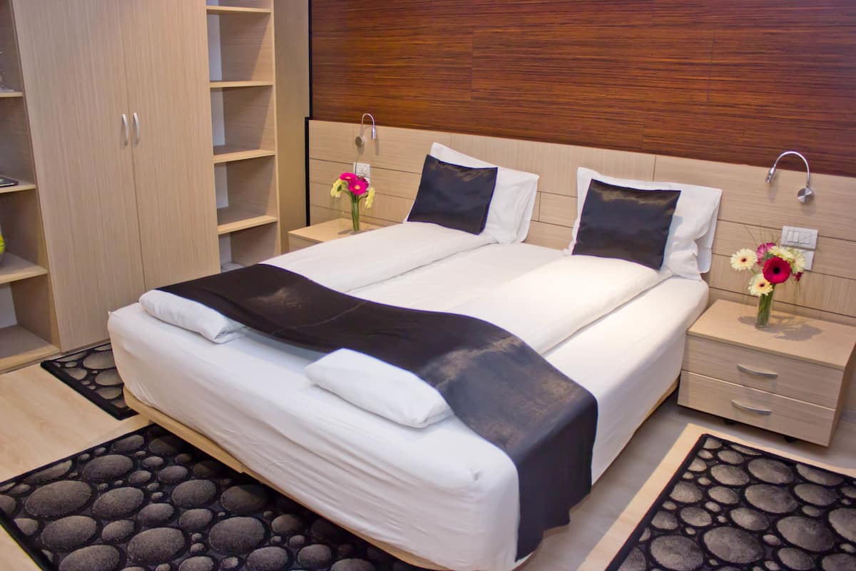 Italiaanse Frette-lakens, luxe beddengoed, bedden met traagschuimmatras