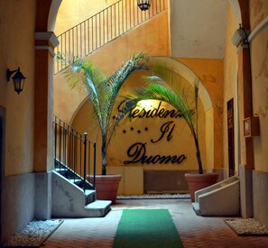 Entrée de l’hébergement