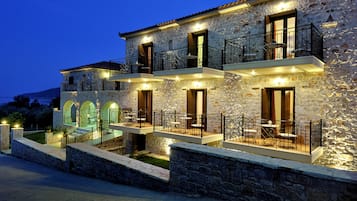 Front of property - evening/night