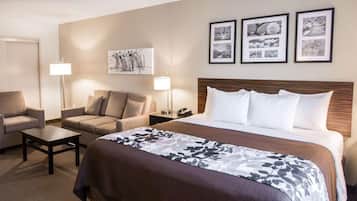 Roupas de cama premium, camas com colchões pillow-top, escrivaninha