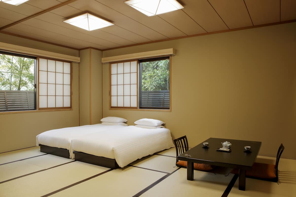 Japanese Style Twin Room, Non Smoking | In-room safe, desk, free WiFi