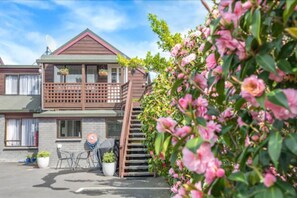 Majoituspaikan sisäänkäynti