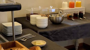 Daily buffet breakfast (EUR 13 per person)