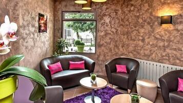 Sala de estar en el lobby