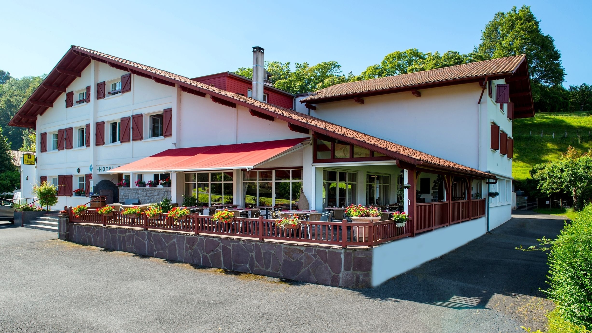 Façade de l’hébergement