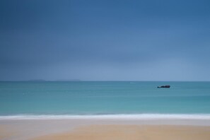 On the beach