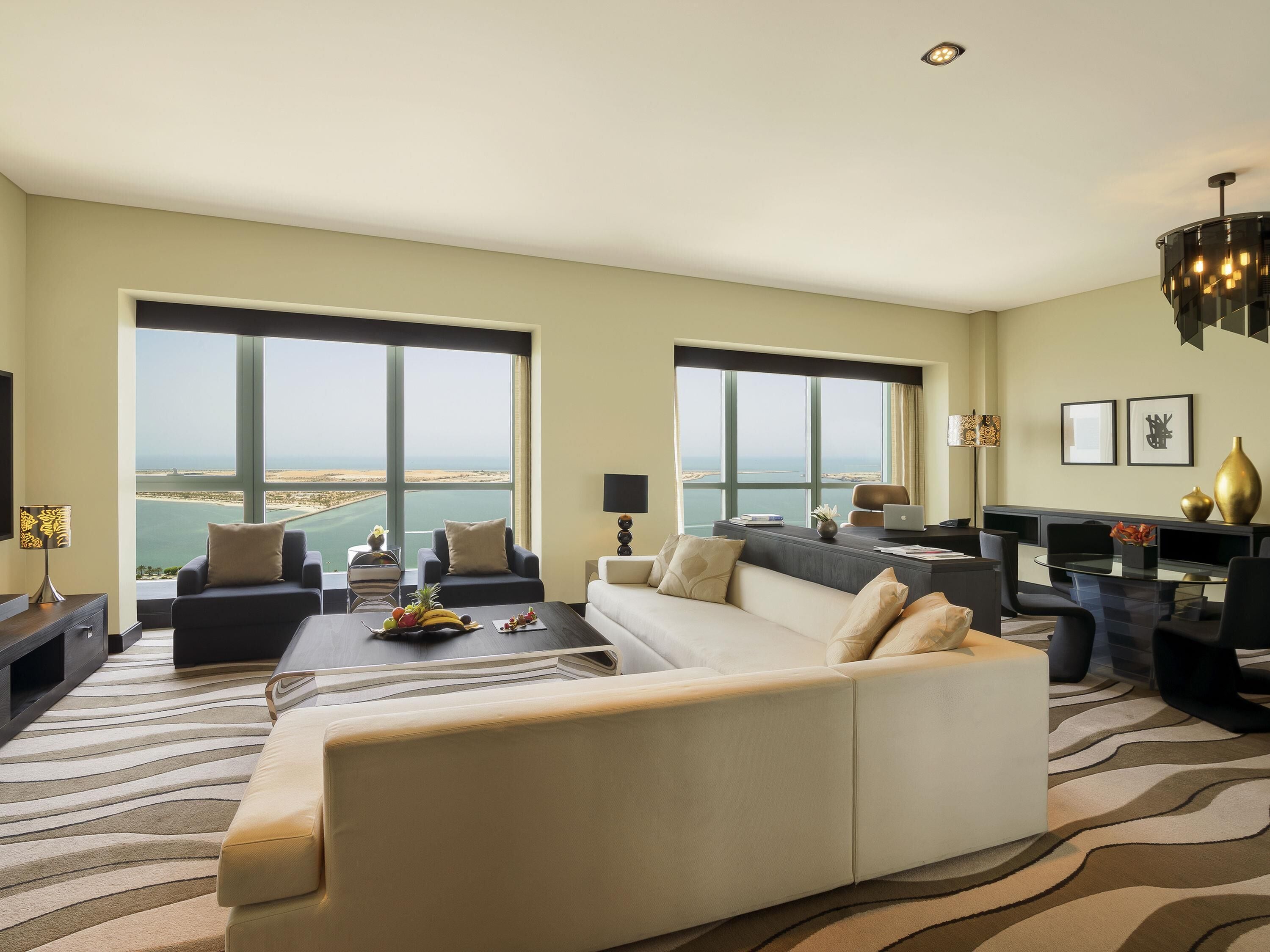 Imperial Suite, Club Millésime Access, 1 King bed, Dining Area, Sea view