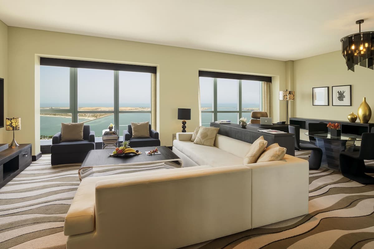 Imperial Suite, Club Millésime Access, 1 King bed, Dining Area, Sea view