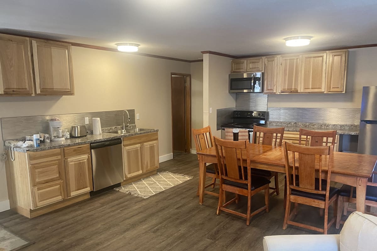 Family Shared Dormitory, Kitchen | Private kitchen | Fridge, microwave, coffee/tea maker
