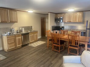 Family Shared Dormitory, Kitchen | Private kitchen | Fridge, microwave, coffee/tea maker