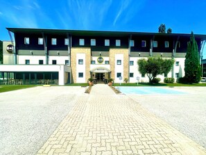 Voorkant van accommodatie