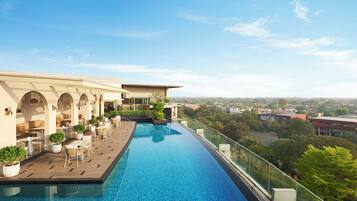 Rooftop pool