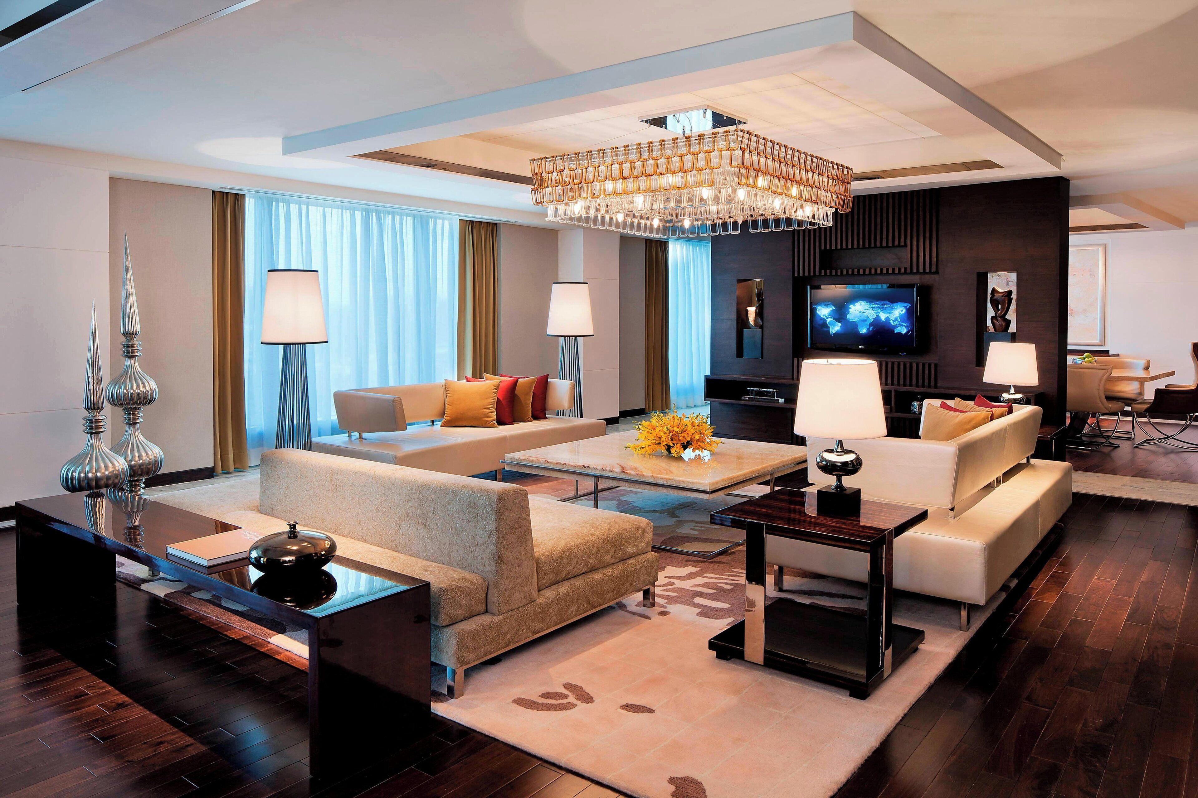 presidential suite, 1 bedroom | minibar, in-room safe, laptop workspace, blackout curtains