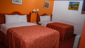 Egyptian cotton sheets, down duvets, Select Comfort beds, in-room safe