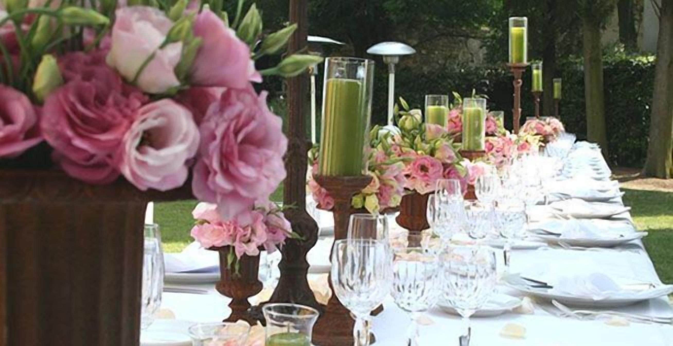 Espace banquet en plein air