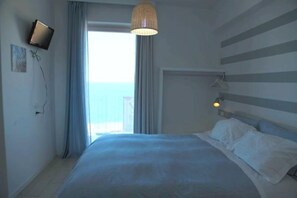 雙人房, 海景 | 高級寢具、舒適加層、免費搖籃/嬰兒床、折疊床/加床