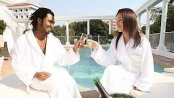 Indoor pool, outdoor pool