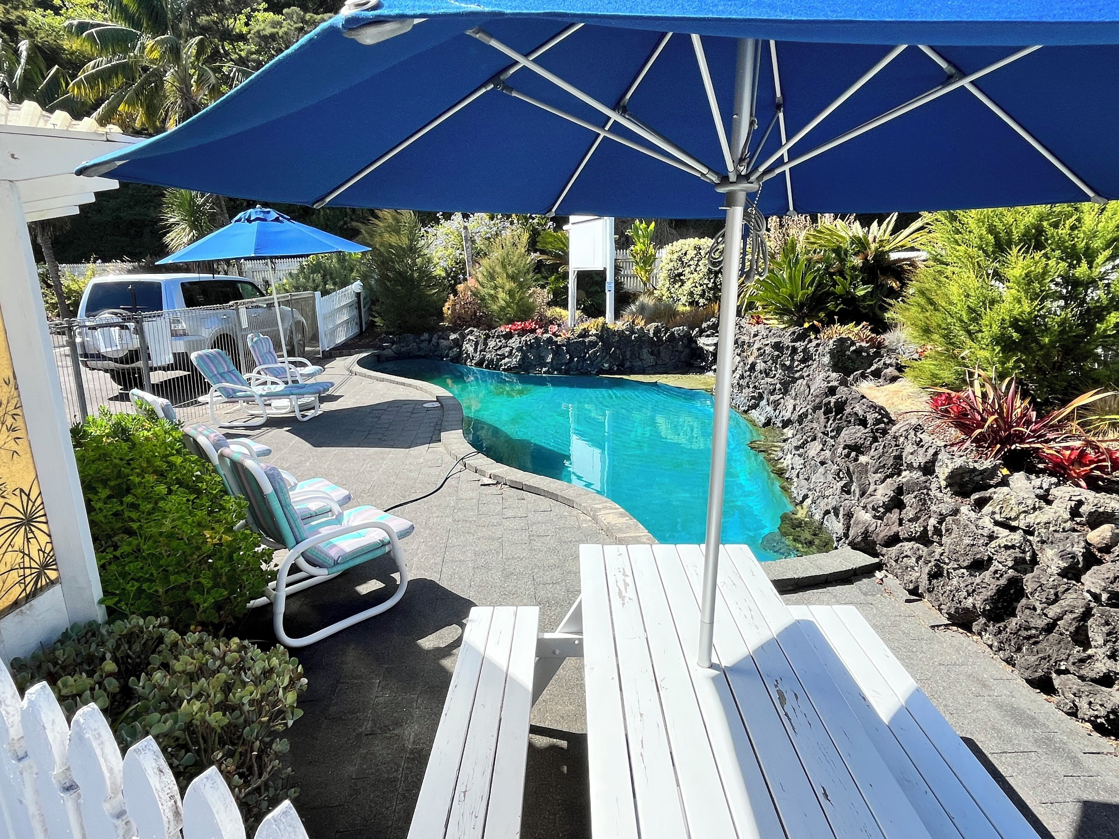 Alberca al aire libre 