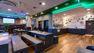 Daily buffet breakfast (EUR 17 per person)