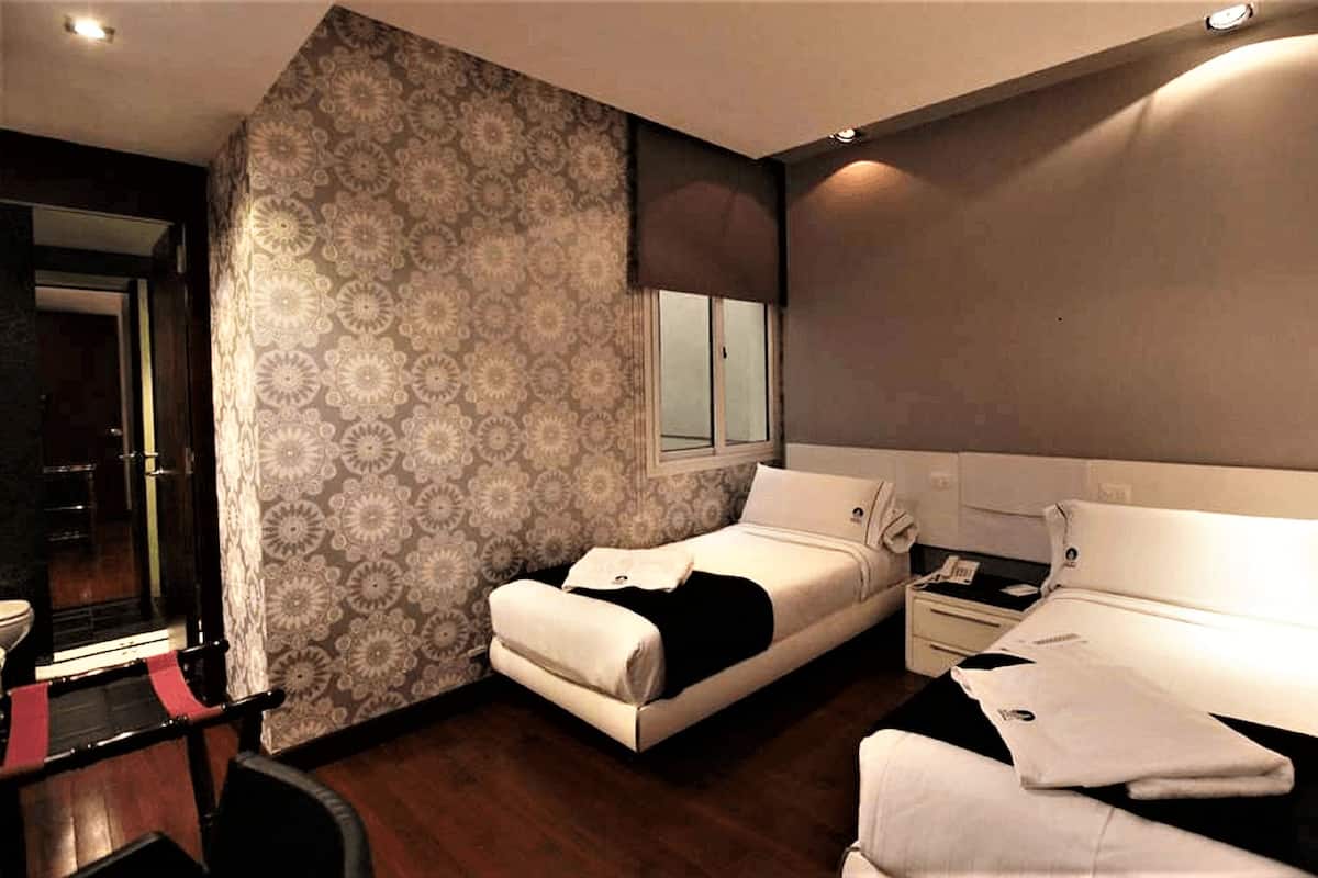 Standardzimmer, 2 Einzelbetten | 1 Schlafzimmer, Bettwäsche aus ägyptischer Baumwolle
