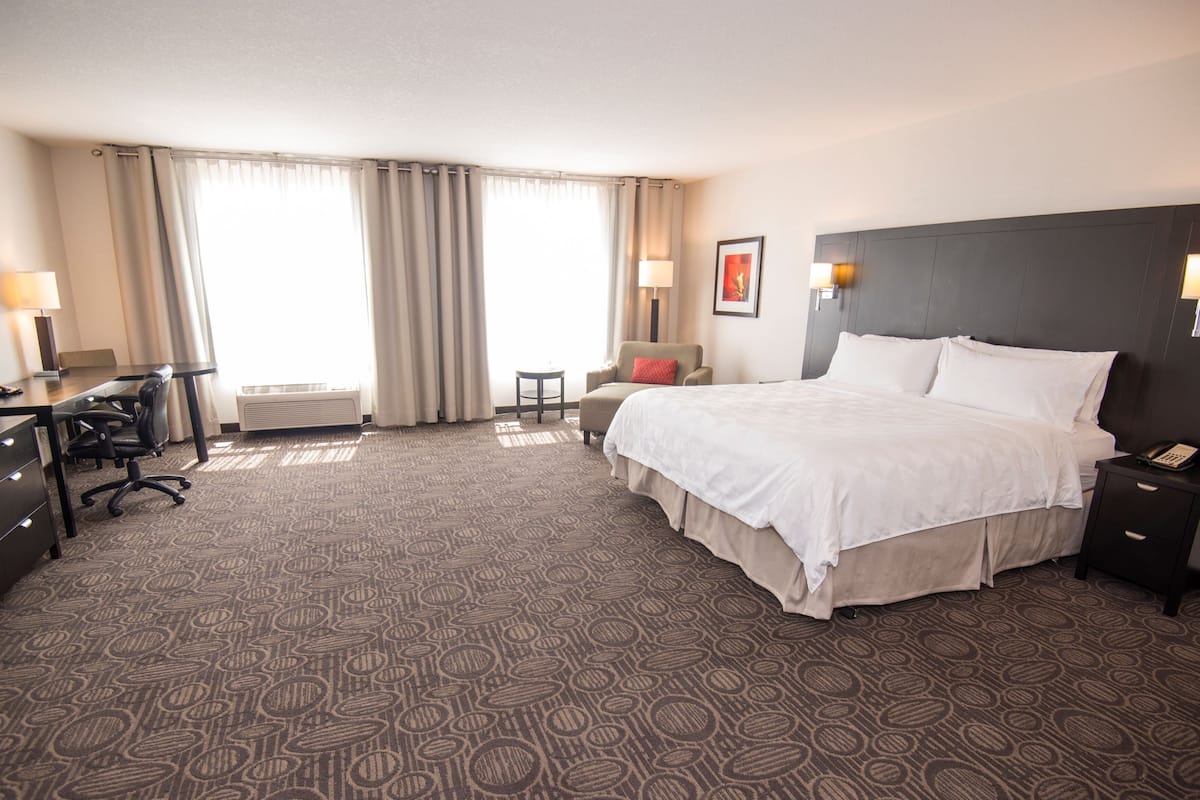 Standard Room, 1 King Bed | 1 bedroom, desk, blackout curtains, iron/ironing board