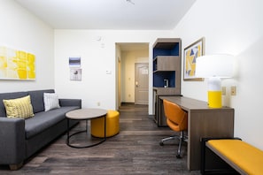 Premium bedding, pillow-top beds, in-room safe, desk