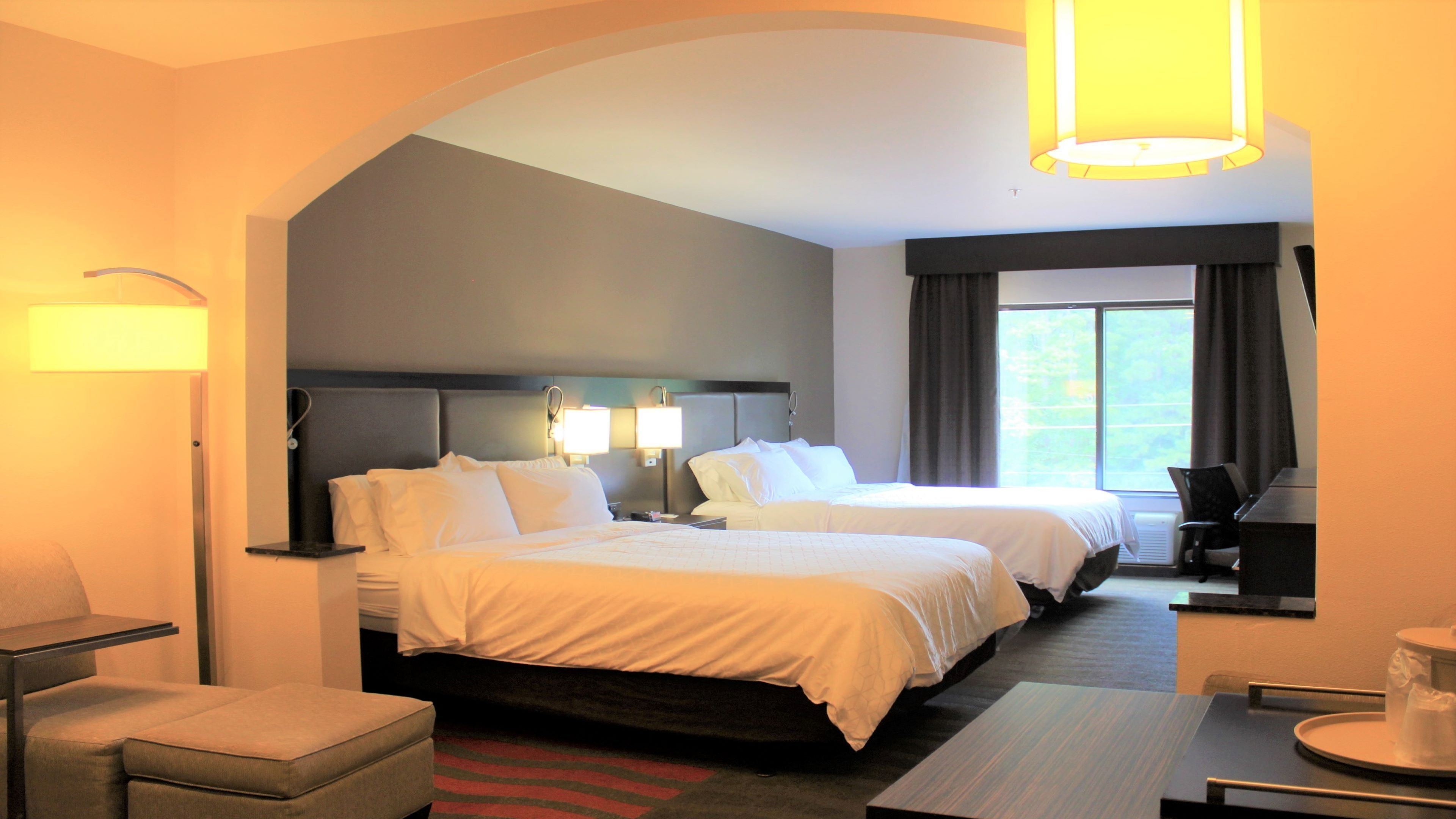 Suite, 2 Queen Beds (Additional Living Area) | Down comforters, pillowtop beds, in-room safe, desk