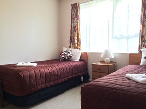 Free WiFi, bed sheets