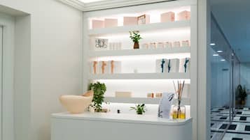 Behandlungsräume für Paare, Körperbehandlungen, Aromatherapie