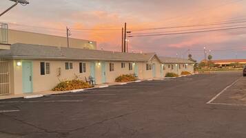 Front of property – evening/night