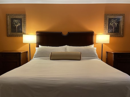 Hypo-allergenic bedding, down comforters, laptop workspace