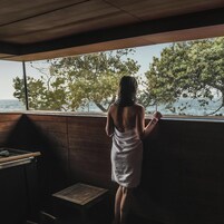 双人护理室、桑拿、热水浴缸、湿蒸房、土耳其浴、身体护理