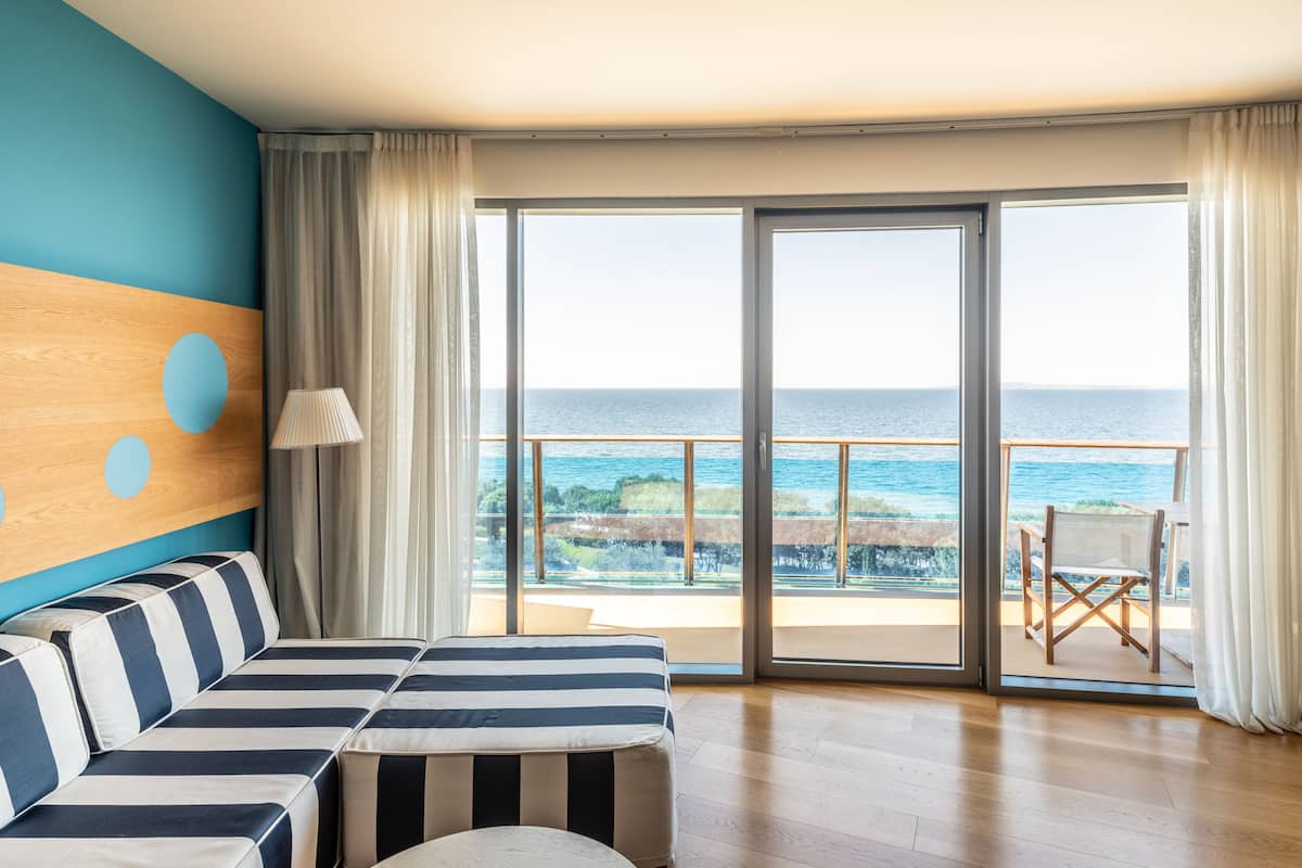 junior suite, sea view | view from room