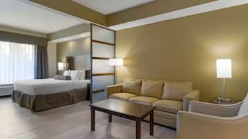 1 chambre, surmatelas, coffres-forts dans les chambres, bureau