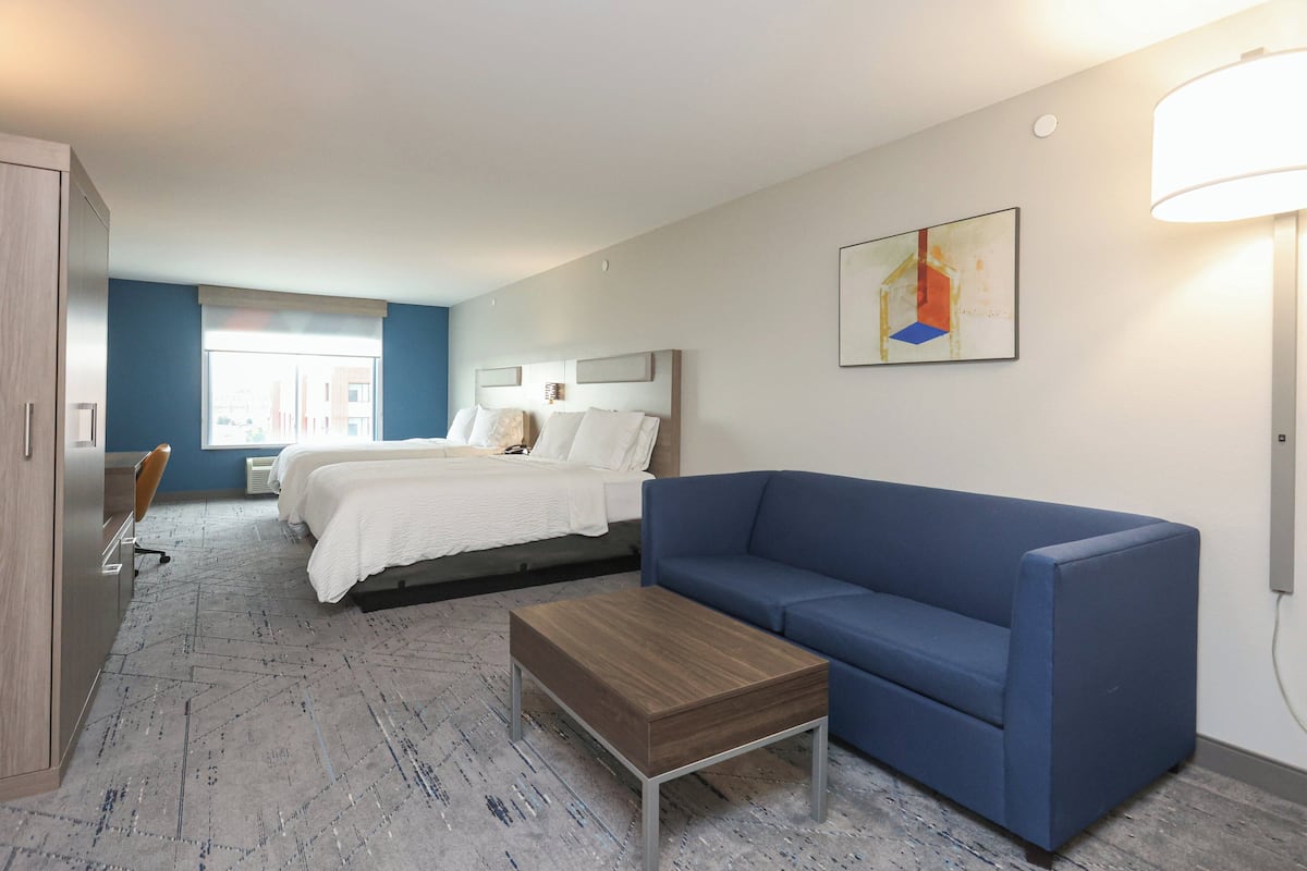 Suite, plusieurs lits (Additional Living Area) | Draps en coton égyptien, literie de qualité supérieure