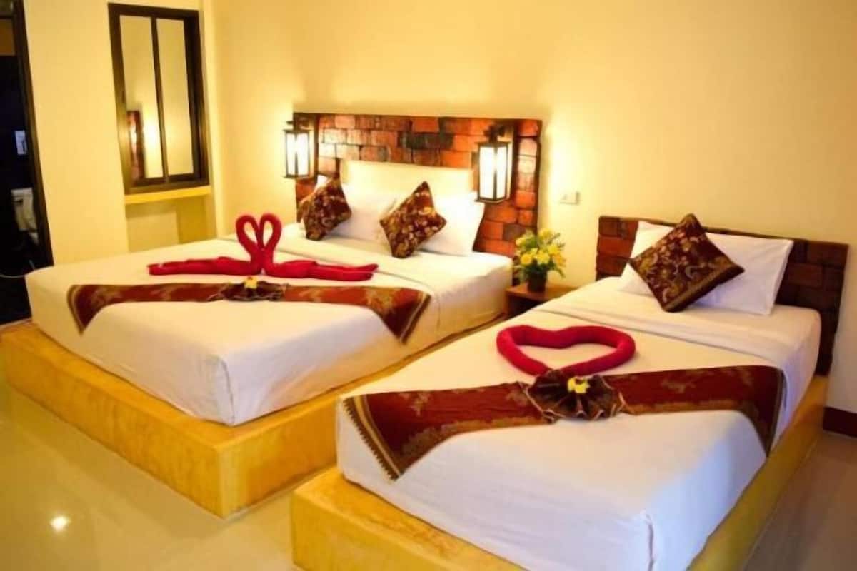 1 chambre, surmatelas, coffres-forts dans les chambres