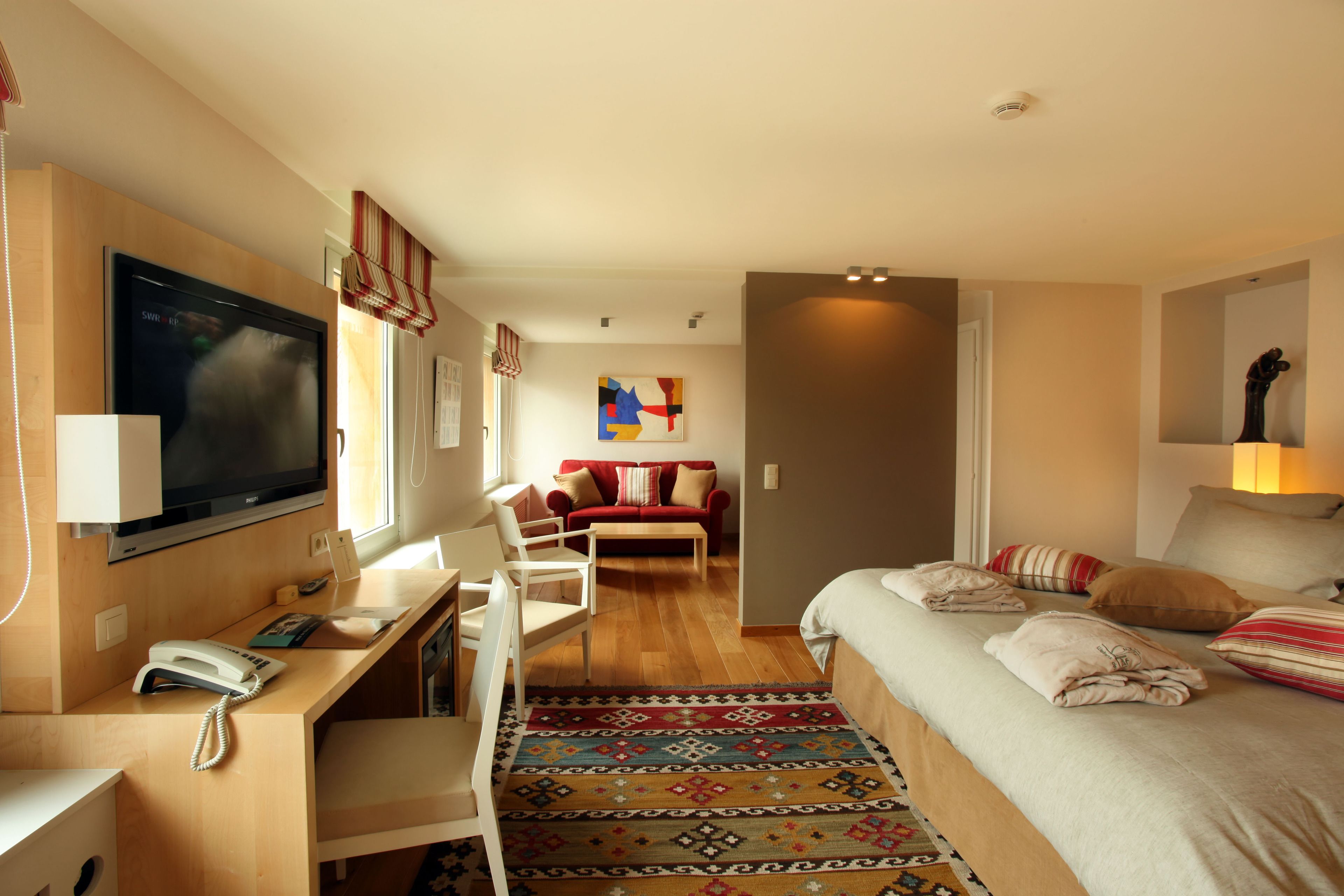 suite | premium bedding, minibar, in-room safe, individually decorated